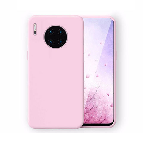 Custodia Silicone Ultra Sottile Morbida 360 Gradi Cover Z04 per Huawei Mate 30 Rosa