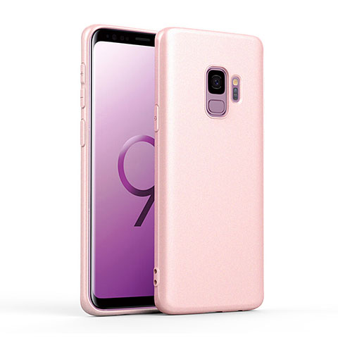 Custodia Silicone Ultra Sottile Morbida 360 Gradi per Samsung Galaxy S9 Rosa