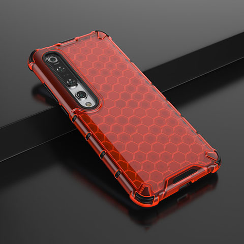 Custodia Silicone Ultra Sottile Morbida Cover C01 per Xiaomi Mi 10 Pro Rosso