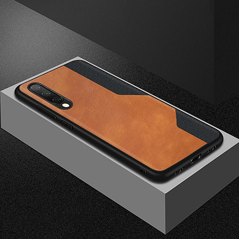 Custodia Silicone Ultra Sottile Morbida Cover C01 per Xiaomi Mi A3 Arancione
