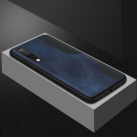 Custodia Silicone Ultra Sottile Morbida Cover C01 per Xiaomi Mi A3 Blu