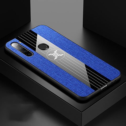 Custodia Silicone Ultra Sottile Morbida Cover C01 per Xiaomi Redmi Note 8 (2021) Blu