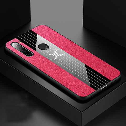 Custodia Silicone Ultra Sottile Morbida Cover C01 per Xiaomi Redmi Note 8 (2021) Rosa Caldo