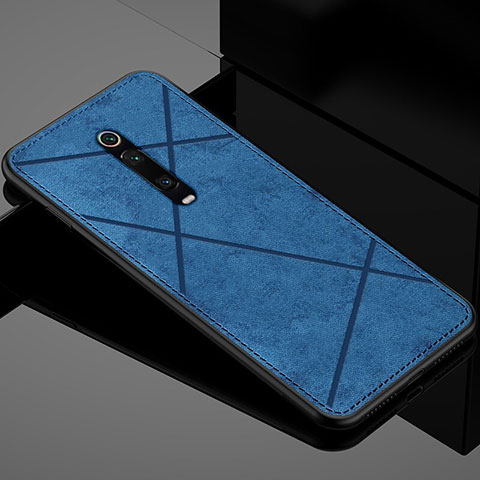 Custodia Silicone Ultra Sottile Morbida Cover C03 per Xiaomi Mi 9T Blu