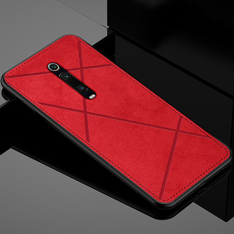 Custodia Silicone Ultra Sottile Morbida Cover C03 per Xiaomi Mi 9T Rosso