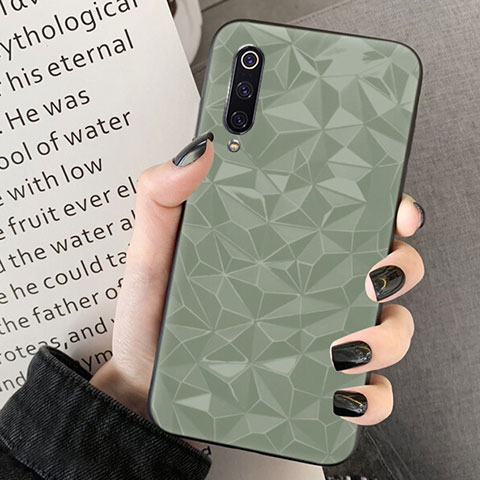 Custodia Silicone Ultra Sottile Morbida Cover C03 per Xiaomi Mi A3 Verde