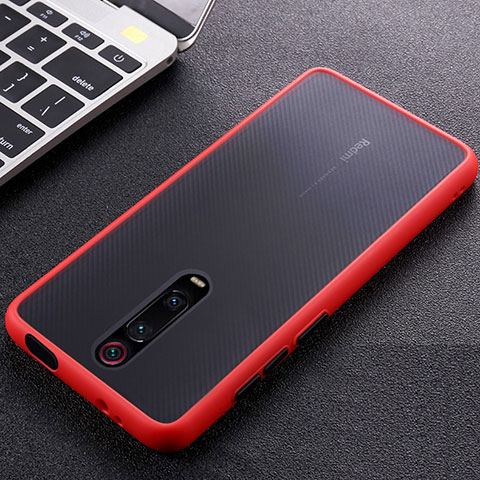 Custodia Silicone Ultra Sottile Morbida Cover C05 per Xiaomi Mi 9T Rosso