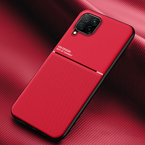 Custodia Silicone Ultra Sottile Morbida Cover con Magnetico per Samsung Galaxy M62 4G Rosso
