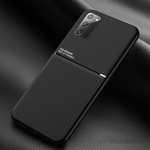 Custodia Silicone Ultra Sottile Morbida Cover con Magnetico per Samsung Galaxy Note 20 5G Nero