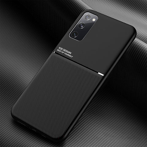 Custodia Silicone Ultra Sottile Morbida Cover con Magnetico per Samsung Galaxy S20 FE 5G Nero