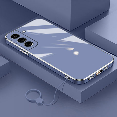 Custodia Silicone Ultra Sottile Morbida Cover M01 per Samsung Galaxy S21 5G Blu