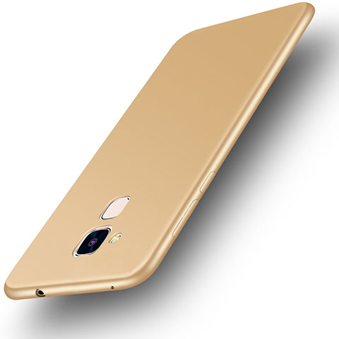 Custodia Silicone Ultra Sottile Morbida Cover S01 per Huawei Honor 5C Oro