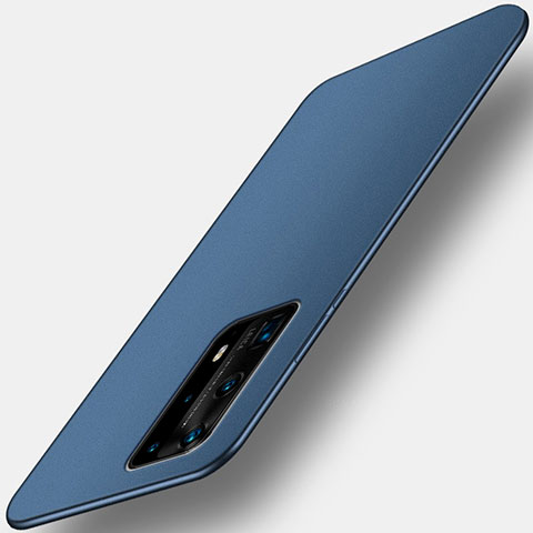 Custodia Silicone Ultra Sottile Morbida Cover S01 per Huawei P40 Pro+ Plus Blu