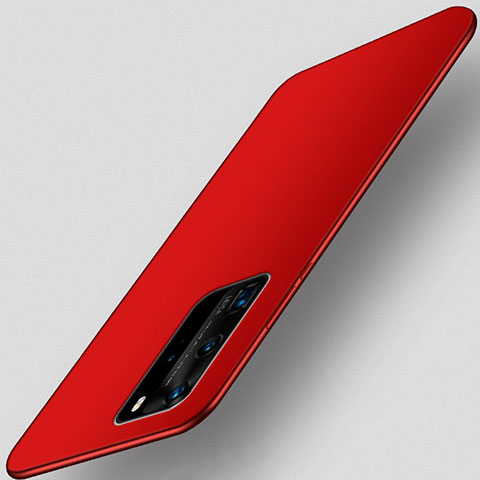 Custodia Silicone Ultra Sottile Morbida Cover S01 per Huawei P40 Pro Rosso
