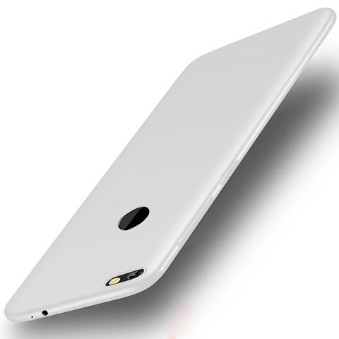 Custodia Silicone Ultra Sottile Morbida Cover S01 per Huawei P9 Lite Mini Bianco