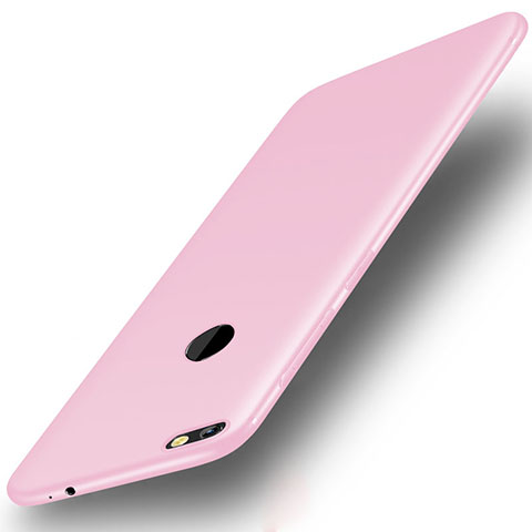 Custodia Silicone Ultra Sottile Morbida Cover S01 per Huawei Y6 Pro (2017) Rosa