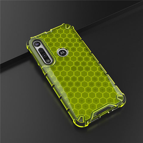 Custodia Silicone Ultra Sottile Morbida Cover S01 per Motorola Moto G8 Play Verde