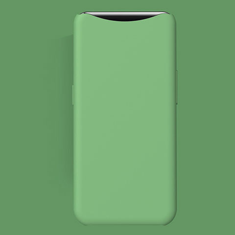 Custodia Silicone Ultra Sottile Morbida Cover S01 per Oppo Find X Verde