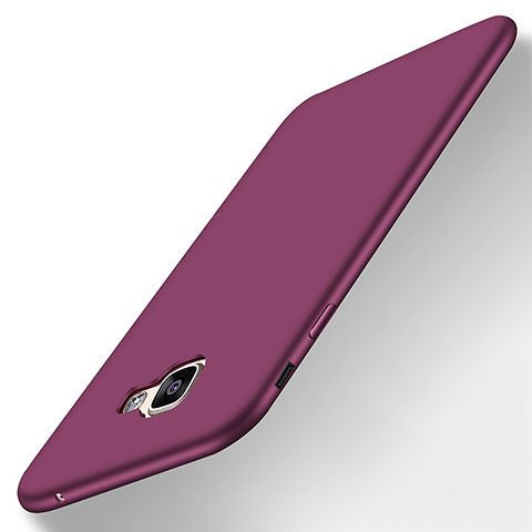 Custodia Silicone Ultra Sottile Morbida Cover S01 per Samsung Galaxy A8 (2016) A8100 A810F Viola