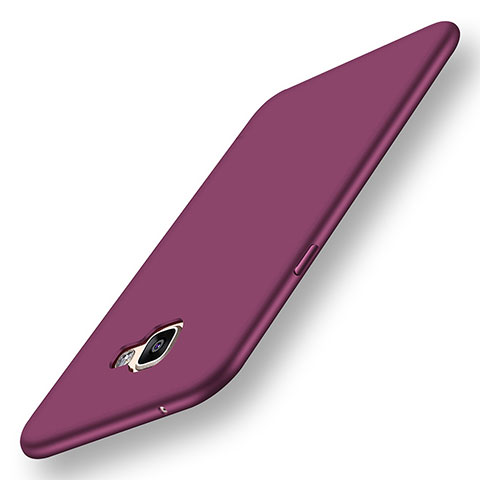 Custodia Silicone Ultra Sottile Morbida Cover S01 per Samsung Galaxy A9 Pro (2016) SM-A9100 Viola