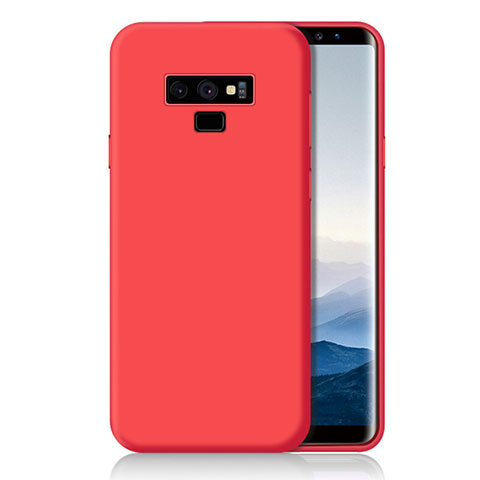 Custodia Silicone Ultra Sottile Morbida Cover S01 per Samsung Galaxy Note 9 Rosso