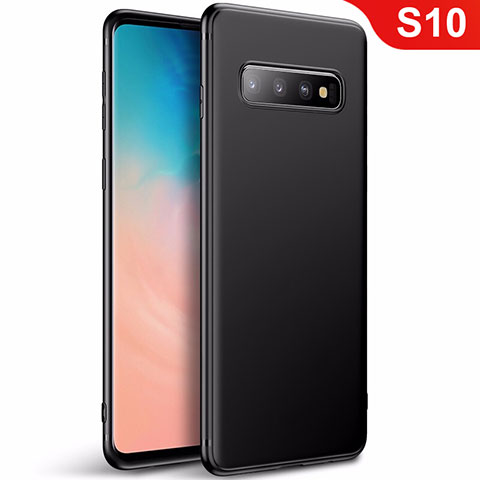 Custodia Silicone Ultra Sottile Morbida Cover S01 per Samsung Galaxy S10 5G Nero