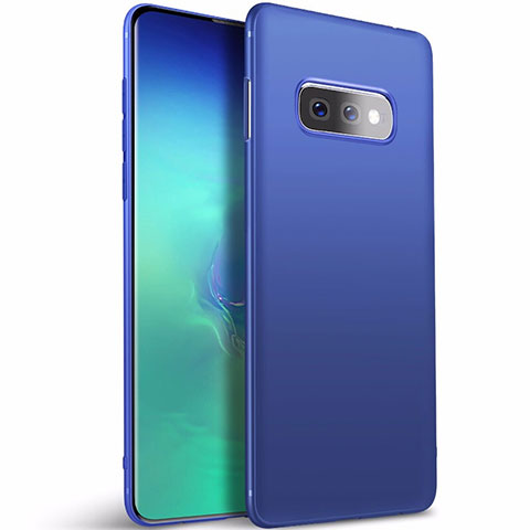 Custodia Silicone Ultra Sottile Morbida Cover S01 per Samsung Galaxy S10e Blu