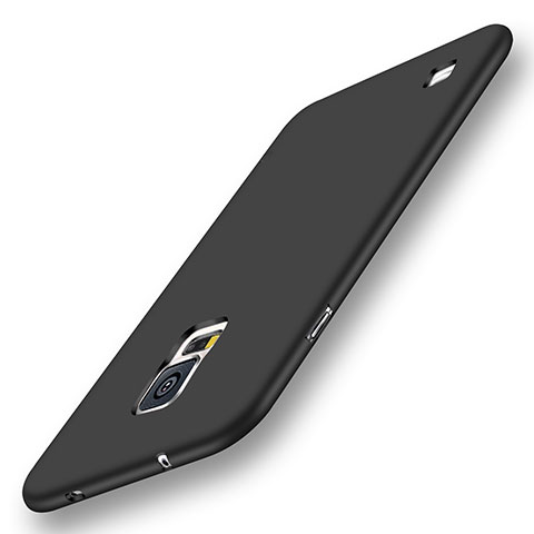 Custodia Silicone Ultra Sottile Morbida Cover S01 per Samsung Galaxy S5 G900F G903F Nero