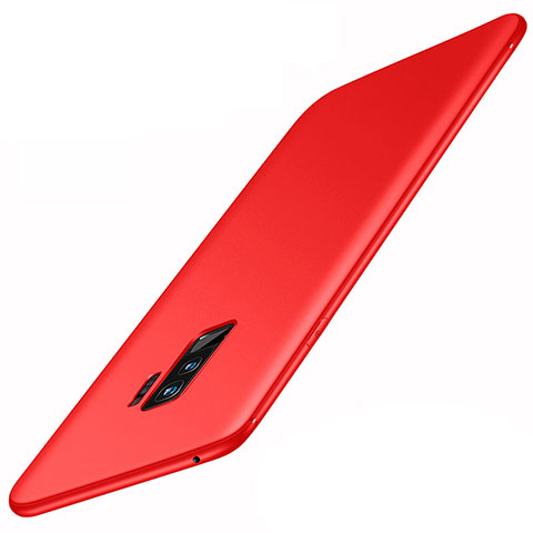 Custodia Silicone Ultra Sottile Morbida Cover S01 per Samsung Galaxy S9 Plus Rosso