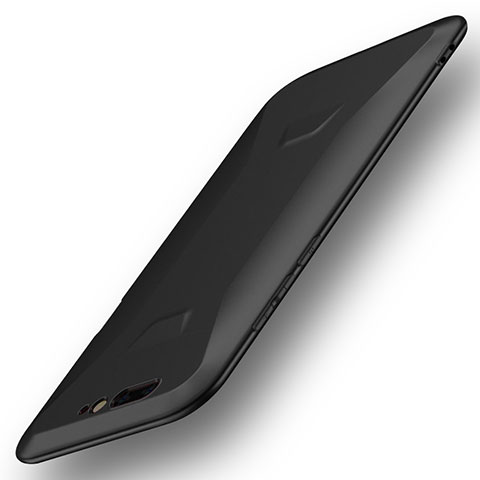 Custodia Silicone Ultra Sottile Morbida Cover S01 per Xiaomi Black Shark Nero