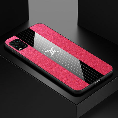 Custodia Silicone Ultra Sottile Morbida Cover S01 per Xiaomi Mi 10 Lite Rosa Caldo