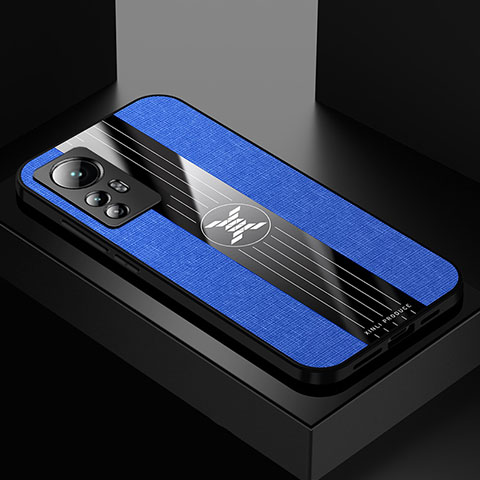 Custodia Silicone Ultra Sottile Morbida Cover S01 per Xiaomi Mi 12X 5G Blu