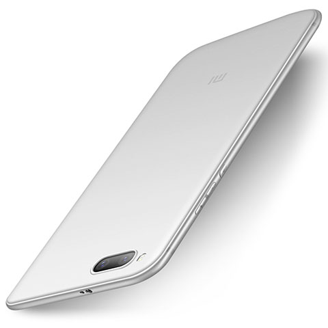 Custodia Silicone Ultra Sottile Morbida Cover S01 per Xiaomi Mi 6 Bianco