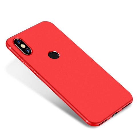 Custodia Silicone Ultra Sottile Morbida Cover S01 per Xiaomi Mi 6X Rosso