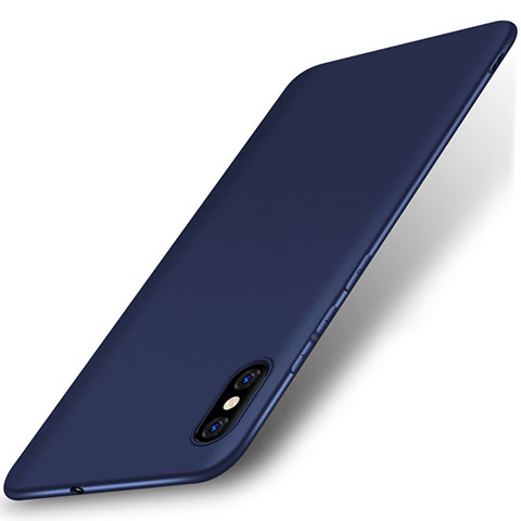 Custodia Silicone Ultra Sottile Morbida Cover S01 per Xiaomi Mi 8 Explorer Blu