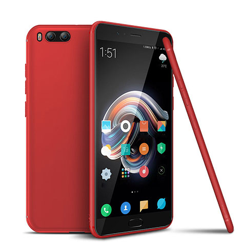 Custodia Silicone Ultra Sottile Morbida Cover S01 per Xiaomi Mi Note 3 Rosso