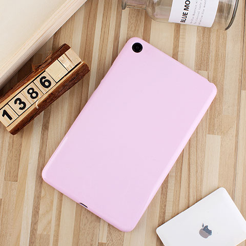 Custodia Silicone Ultra Sottile Morbida Cover S01 per Xiaomi Mi Pad 4 Rosa