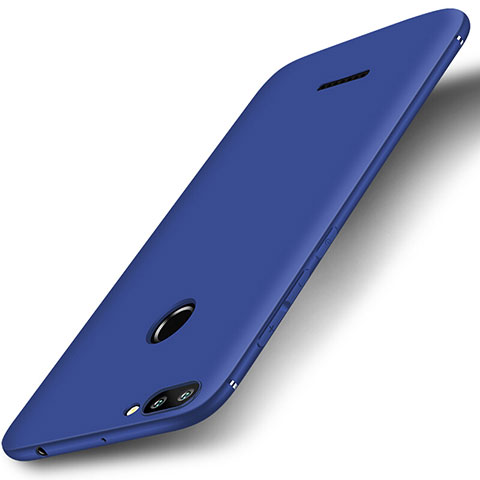 Custodia Silicone Ultra Sottile Morbida Cover S01 per Xiaomi Redmi 6 Blu