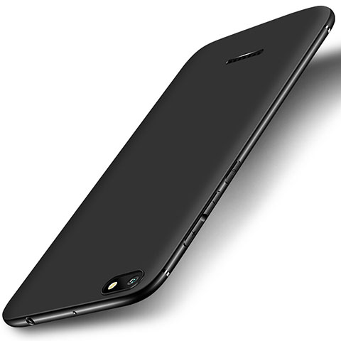 Custodia Silicone Ultra Sottile Morbida Cover S01 per Xiaomi Redmi 6A Nero