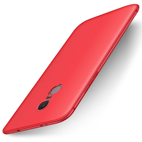 Custodia Silicone Ultra Sottile Morbida Cover S01 per Xiaomi Redmi Note 4X Rosso