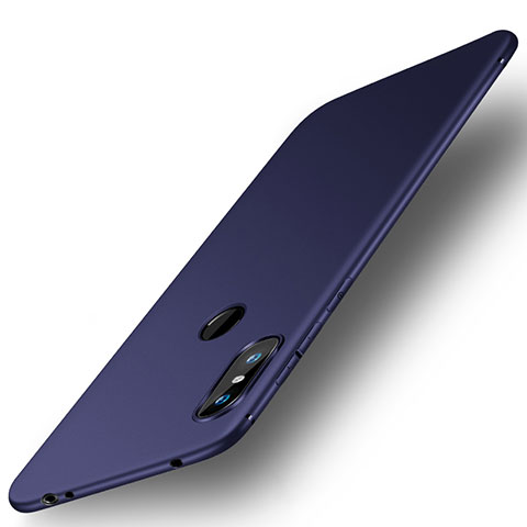 Custodia Silicone Ultra Sottile Morbida Cover S01 per Xiaomi Redmi Note 6 Pro Blu