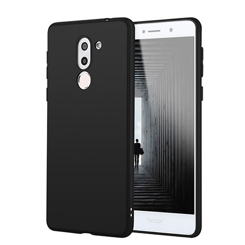 Custodia Silicone Ultra Sottile Morbida Cover S02 per Huawei GR5 (2017) Nero