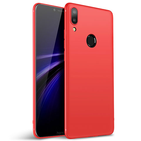 Custodia Silicone Ultra Sottile Morbida Cover S02 per Huawei Honor Play Rosso