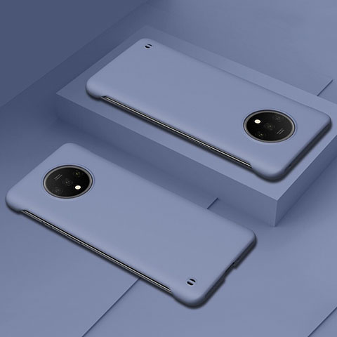 Custodia Silicone Ultra Sottile Morbida Cover S02 per OnePlus 7T Cielo Blu