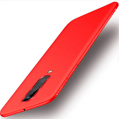 Custodia Silicone Ultra Sottile Morbida Cover S02 per Oppo R17 Pro Rosso