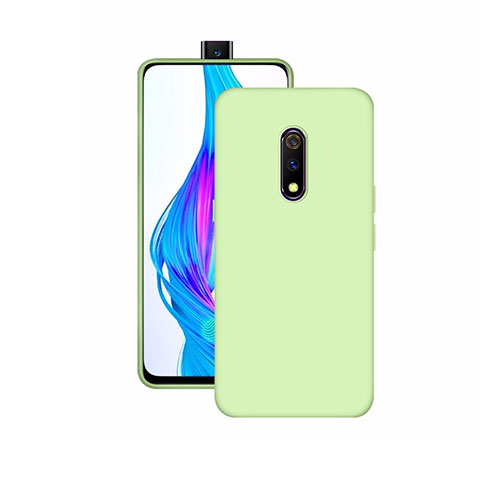 Custodia Silicone Ultra Sottile Morbida Cover S02 per Realme X Verde