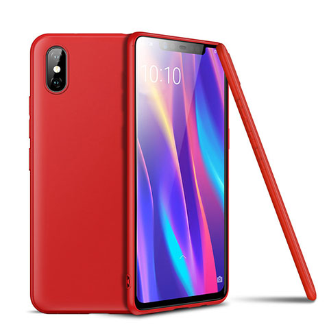 Custodia Silicone Ultra Sottile Morbida Cover S02 per Xiaomi Mi 8 Explorer Rosso