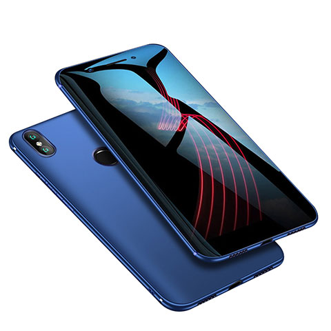 Custodia Silicone Ultra Sottile Morbida Cover S02 per Xiaomi Mi A2 Blu