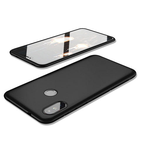 Custodia Silicone Ultra Sottile Morbida Cover S02 per Xiaomi Mi A2 Lite Nero