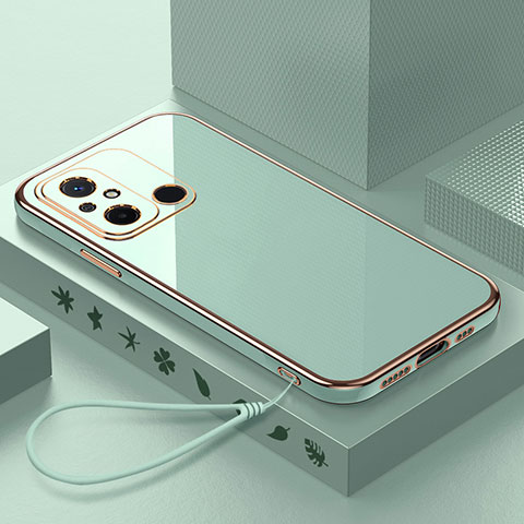 Custodia Silicone Ultra Sottile Morbida Cover S02 per Xiaomi Redmi 11A 4G Verde